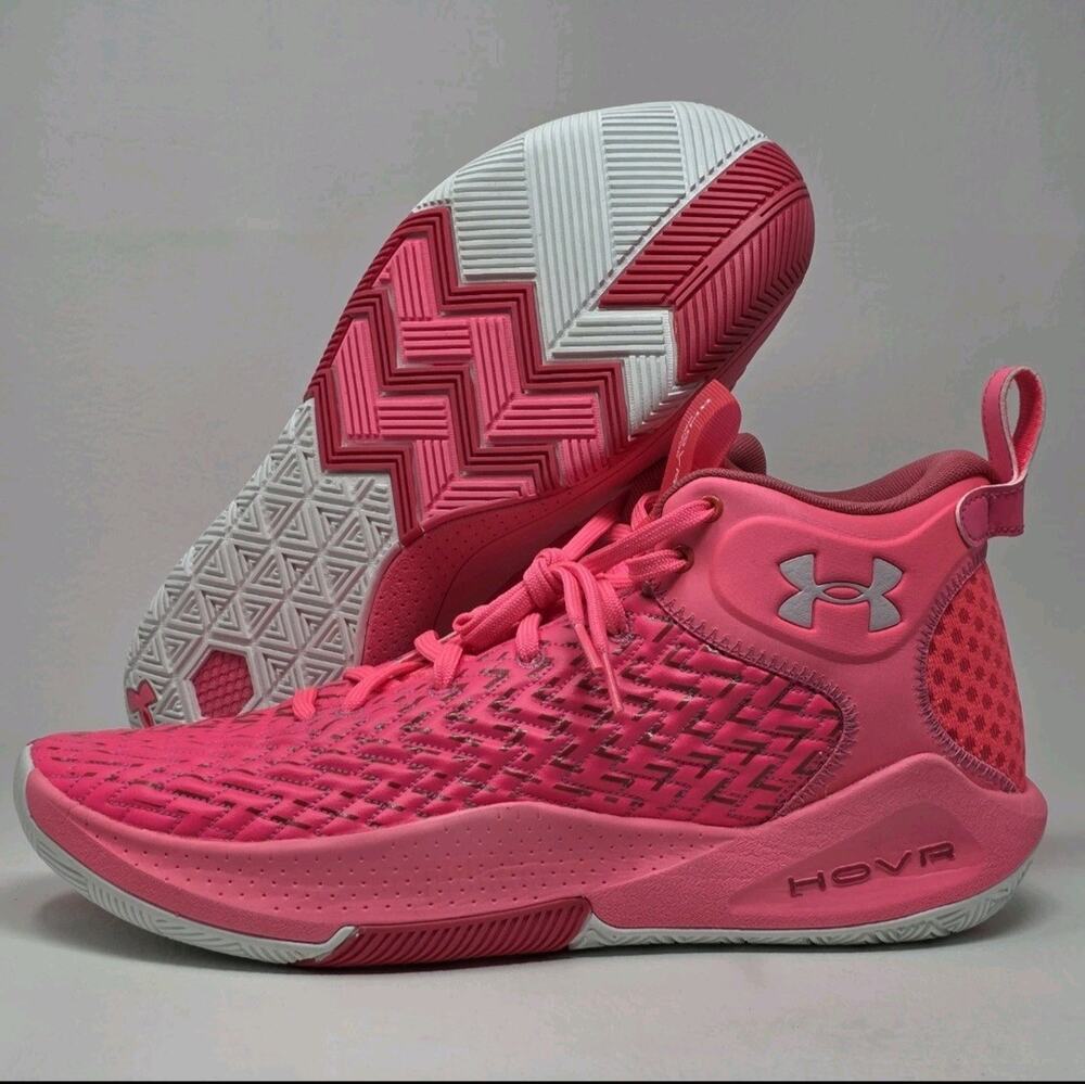 Brand New Under Armour HVOR Havoc Men Size 16 Basketball Shoes Pink 3025996-602